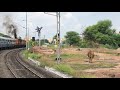 palnadu superfast express taking drastic curve at lingampally