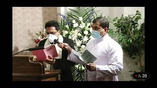 Wake/Viewing Prayers, Short Video of Tintu Thomas..