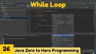 While loop || Java 2021Complete Java Master Class Zero to Hero Programming || Udemy Course