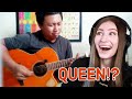 First Reaction to Alip Ba Ta Queen Cover 