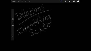 Dilations Identifying Scale Factor Sheet 1