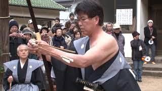 【下田市】平成24年(2012)落合高根白山神社鬼射祭