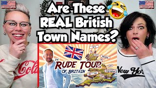 American Couple Reacts: The RUDE British Place Names Road Trip Tour! FIRST TIME REACTION! EPIC!