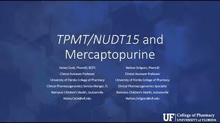 TMPT / NUDT15 and Mercaptopurine | February 17, 2023