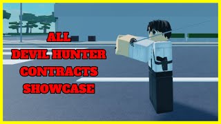 All Devil Hunter Contract SHOWCASE | Chainsaw Man Testing Place