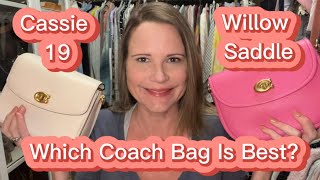 Coach Cassie 19 Versus The Willow Saddle Bag - WHICH ONE IS BEST?  (Mod Shots, What Fits, Straps)