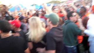 Miami hurricanes vs UCF knights oct 17 2009 tailgate on campus