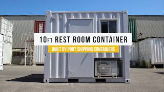 10ft Resting Room Container - Port Shipping Containers