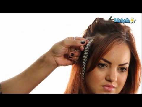 How to Do Feather Hair Extensions How to Do Feather Hair Extensions