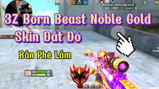 CFM CHINA - 3Z Born Beast Noble Gold Skin Dung Nham Tím , Bắn Quá Tê Tê Lun 😍 | Azura CFM