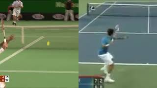 Roger Federer Forehand 2006 or 2007 Comparison