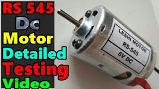 545 Dc motor full review.🔥