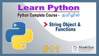Python - String Functions | Learn Python in Tamil | Online Python Course in Tamil