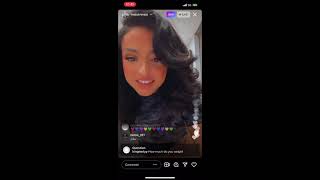 Malu Trevejo Instagram Live September 13, 2021