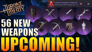 Throne and Liberty - All Upcoming Tier 2 Weapons! (t1 worthless) New Archboss Weapons!