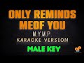 ONLY REMINDS ME OF YOU - M.Y.M.P.  | Originally Sung by: Paul Peterson (MALE KEY KARAOKE HQ VERSION)