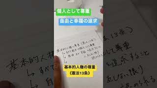 基本的人権の尊重 憲法13条について