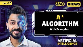 Lec-20: A* algorithm in AI (artificial intelligence) in HINDI | A* algorithm with example