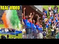 Indian Cricket Team full celebration in Wankhede Stadium after winning T20 World Cup Trophy 2024