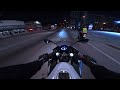 kawasaki ninja 500 pure sound night ride leo vince slip on exhaust