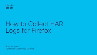 Collect HAR logs for Firefox