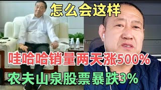 怎么会这样？娃哈哈销量两天涨500%，农夫山泉股票一夜之间暴跌3%~中国最新最热新闻事件探讨，本人大嘴巴，性子直，为百姓发声