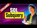 SQL Subquery (Visually Explained) | Complete Guide with Correlated Subquery | #SQL Course 27