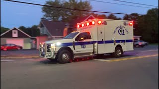 Queensbury EMS *NEW* Ambulance 723 Responding