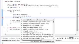 Java Programming - TicTacToe Part 1 - Galbraith