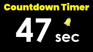 47 second Countdown Timer with Alarm