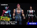 Bootleg S. H. Figuarts Kamen Rider Build Faiz Akuma Street Fighter Toy Review 4K 1