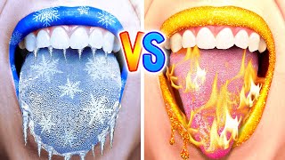 🔥HOT VS COLD GIRL AT SCHOOL❄️ Icy Girl VS Girl On Fire⚡️Funny Situation by 123 GO! Trends