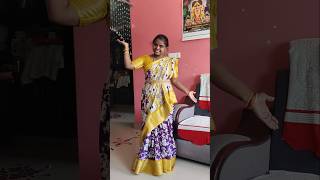 Saree Draping Series-6🥻 Waterfall Saree Draping🤗 #shorts #sowkykaburlu #youtubeshorts #subscribe #yt