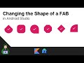 How to shape a Floating Action Button in Android (without library)