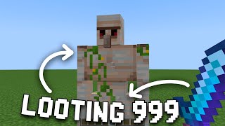 will looting 999 work on a golem?