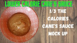 LOWER CALORIE CANES SAUCE ALTERNATIVE - sauce for air fried chicken!