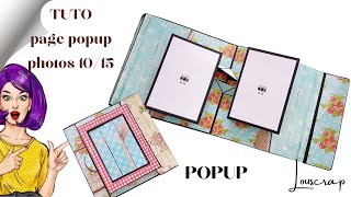 popup  photos 10/15 TUTO 😉#scrapbooking#scrapbook #creative