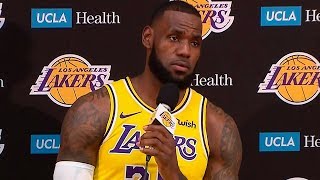 LeBron James Full Interview | 2018 NBA Lakers Media Day Press Conference