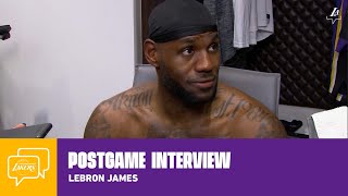 Lakers Postgame: LeBron James (10/25/19)