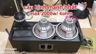 Loa full đôi 30 neo mạnh nhất vịnh bắc bộ . từ neo siêu sáng , chơi sân khấu nhỏ ok luôn . DVH audio