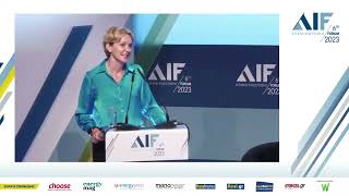 AIF2023 | Αλεξάνδρα Σδούκου, Υφυπουργός Περιβάλλοντος \u0026 Ενέργειας