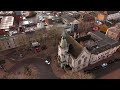 banbury from above dec 2024 shot on djimini4pro drone banbury oxfordshire