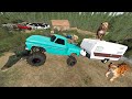 Campers Get Attacked by Wild Animals | Farming Simulator 22