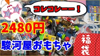 【駿河屋福袋】来たぞ！これぞおもちゃ福袋だ！　駿河屋福袋センターさんにて数量限定特価２４８０円で購入！　中古福袋 ノンジャンルおもちゃいっぱいセット【福袋開封】Japan toy lucky bag