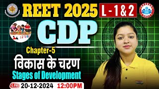 REET CDP Classes 2025 | Stages of Development CDP Class | CDP For REET Level 1 & 2 By Kanika Ma'am