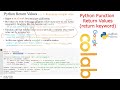 Python | Function | Simple Return Value