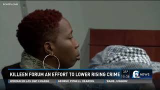Killeen forum an effort to lower rising crime