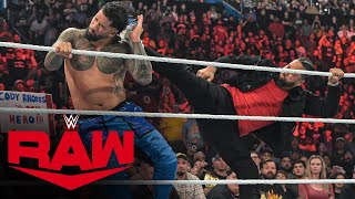 Jimmy Uso helps Bálor & Priest steal the titles from Rhodes & Uso: Raw highlights, Oct. 16, 2023