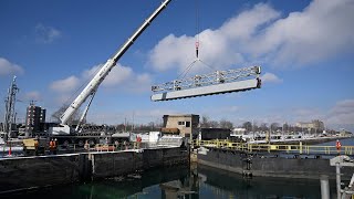 Hands-free mooring project at Lock 8 on the Welland Canal