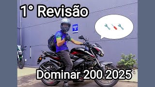 Primeira revisão BAJAJ DOMINAR 200 2025